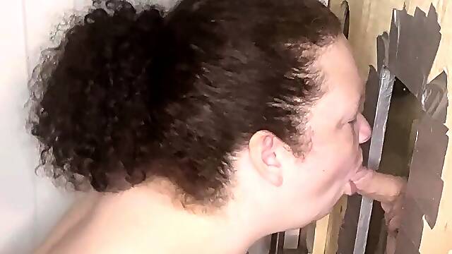 Glory Hole Blowjobs and Brunettes