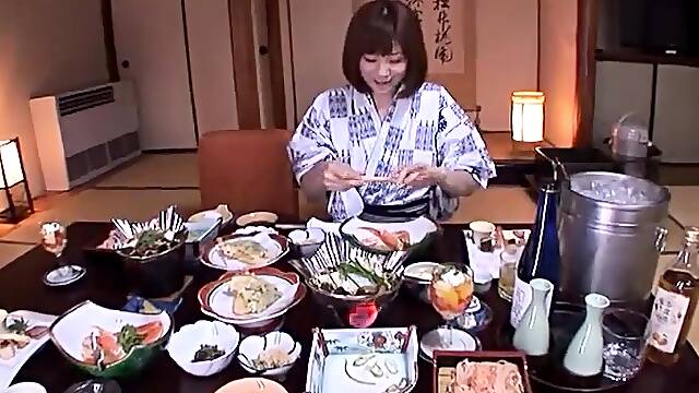 Sensuous Asian wife with big boobs has a passion for cock