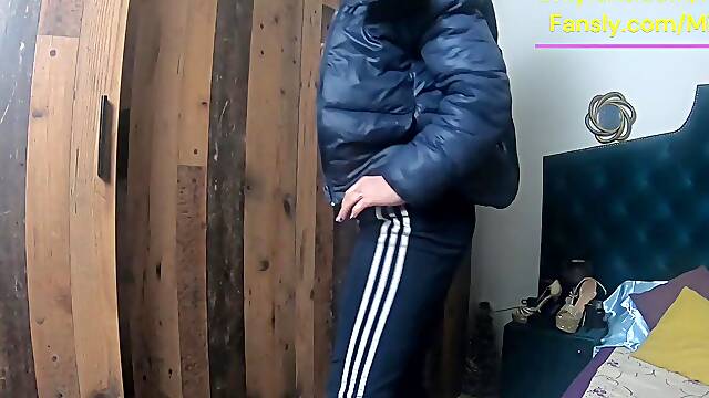 Luxury Coats, Dirty Talk & Military Downjacket Masturbation 253