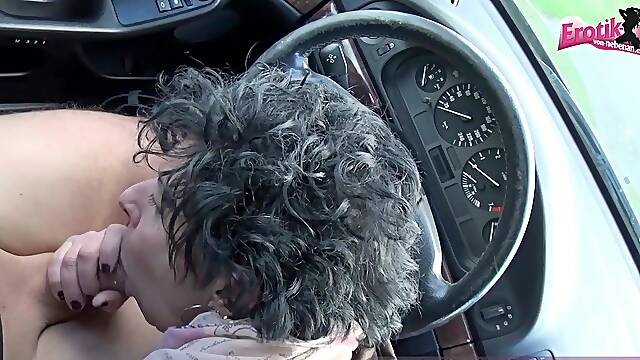 Fresh boy pick up old woman by car and fuck - sexy-noemi german, sexy-noemi von erotik-von-nebenan