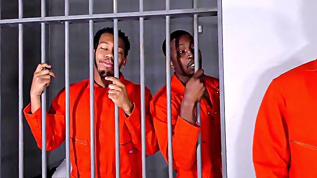 Busty Mom Maggie Green Takes Two BBCs in a Jail