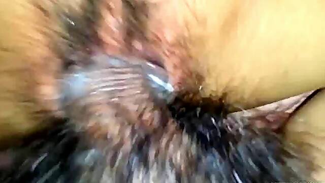 Korean milf pussy closeup