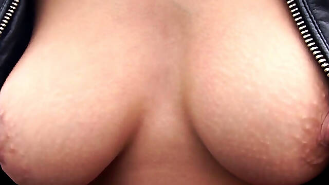 Horny short haired milf craves creampie by fat cock outdoors