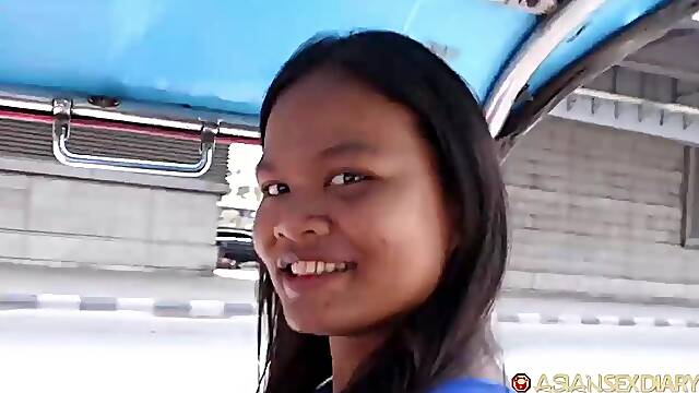 Lustful thai minx incredible POV sex scene