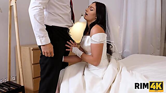 RIM4K. It is a joy for boy to bang his hot bride after ass drilling