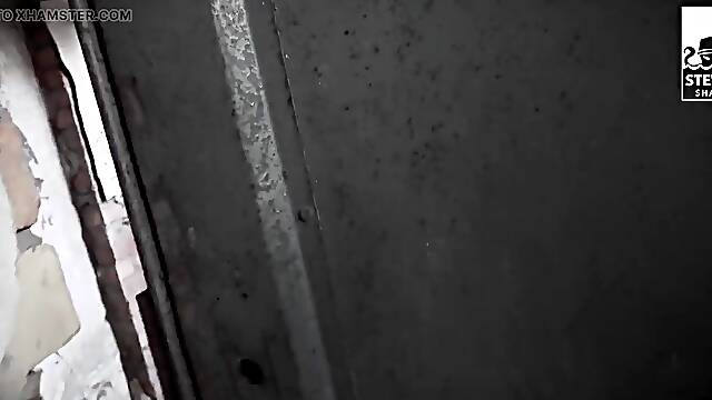Candy Alexa gets drilled in an old hangar!