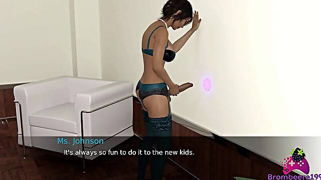Serf YOU E7 - My Futanari Teacher uses her Magic to Bang me remotely at night