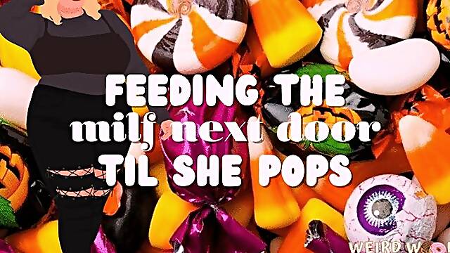 Feeding The BBW MILF Next Door Candy Till She POPS! (AUDIO) - MP4