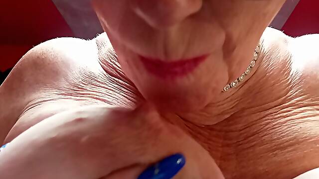 Granny Shows Her Labia with Relish