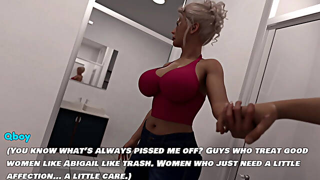 Neighbor MILF at Bathroom - MILF Obsession - Ep23